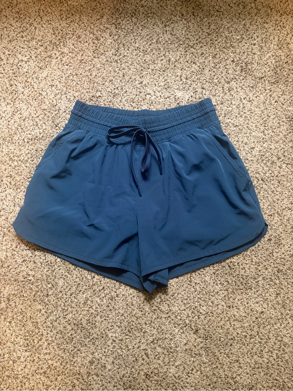 YPB Navy Blue Athletic Shorts